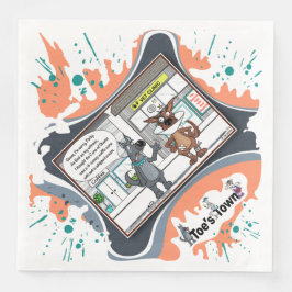 The Cone of Shame | Apology Dinner Napkin Pappersservett