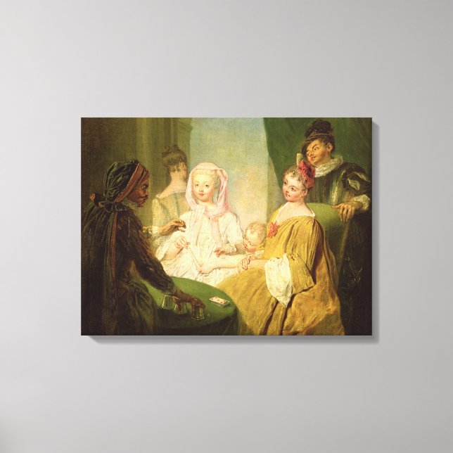 The Conjuror, 1720-25 Canvastryck (Framsida)