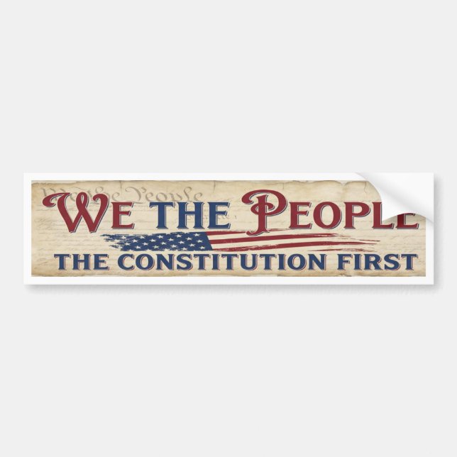 The Constitution First  Bildekal (Framsidan)