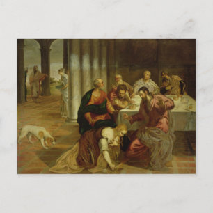 The Conversion of Mary Magdalene, 1546-7 Vykort