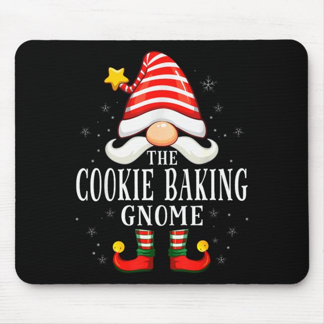 The Cookie Baking Gnome Christmas Group Family Paj Musmatta (Framsidan)