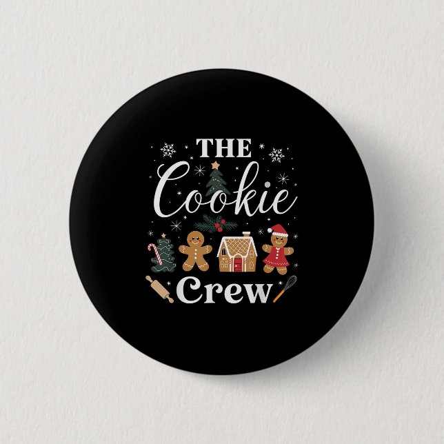 The Cookie Crew Christmas Baking Cookie Lover Kids Knapp (Framsida)