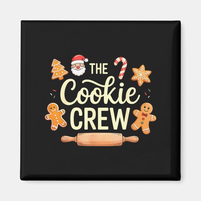 The Cookie Crew Christmas Baking Cookie Lover  Magnet (Framsidan)