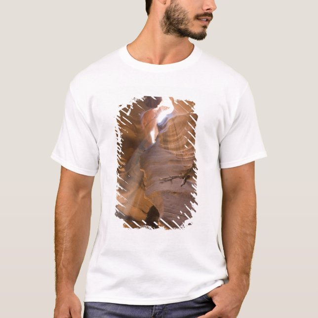The Corkscrew i Upper Antelope Canyon, Navajo T Shirt (Framsida)