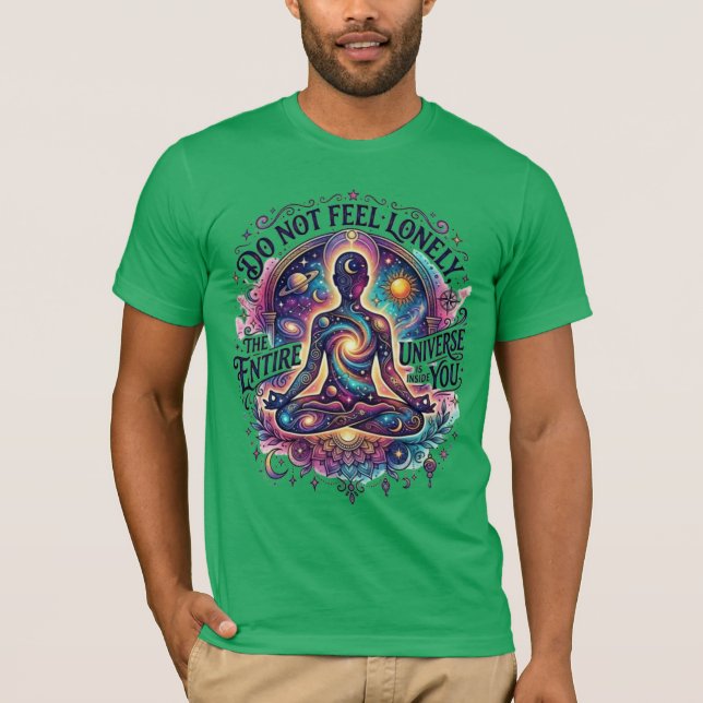 The Cosmic Soul | Sacred Universe Tattoo Tee (Framsida)