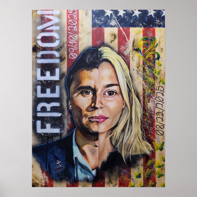 The Cost of Freedom - American Patriot Artwork Poster (Framsidan)