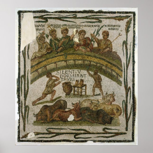 The Costume Banquet, från El-Jem, 200-220 Poster (Framsidan)