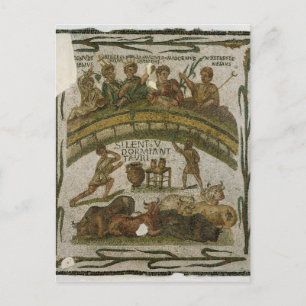 The Costume Banquet, från El-Jem, 200-220 Vykort