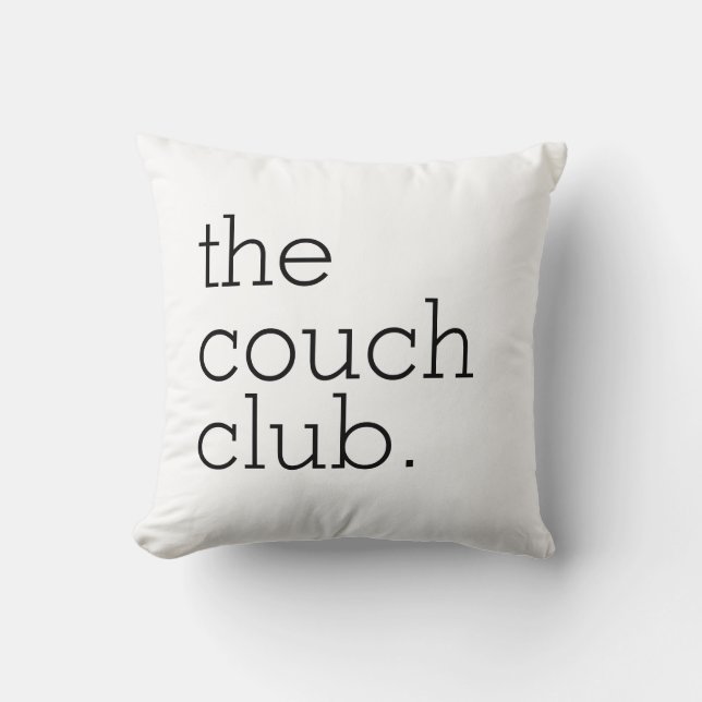 The Couch Club Cotton Throw Pillow Kudde (Framsida)