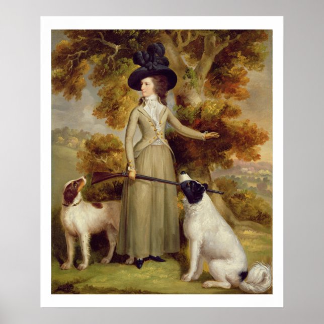 The Countess of Effingham with Gun and Shooting Do Poster (Framsidan)