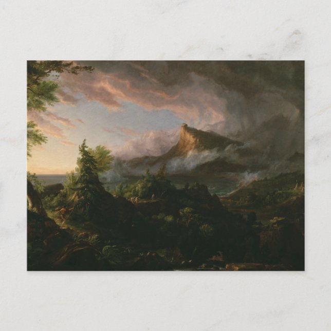 The Course of Empire: Savage State av Thomas Cole  Vykort (Framsida)