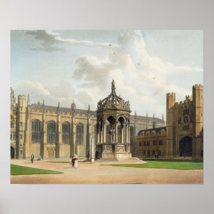 The Court of Trinity College, Cambridge, från The Poster