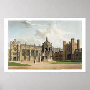The Court of Trinity College, Cambridge, från The Poster