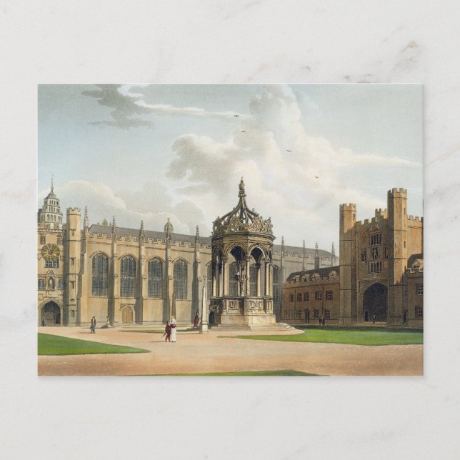 The Court of Trinity College, Cambridge, från The Vykort (Framsida)