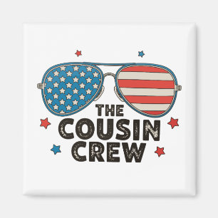 The Cousin Crew 250-årsjubileum 4:e juli Magnet