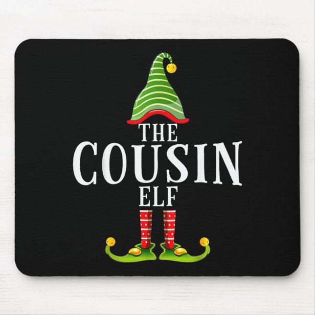 The Cousin Elf Funny Matching Pajama Xmas  Musmatta (Framsidan)