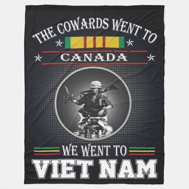 THE COWARDS WENT TO CANADA FLEECEFILT (Framsidan)