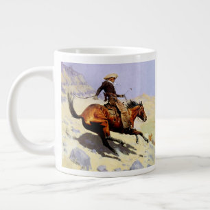 The Cowboyen av Remington, Vintage Cavalry Jumbo Mugg