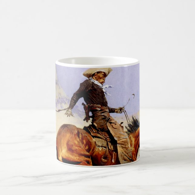 The Cowboyen av Remington, Vintage Cavalry Kaffemugg (Center)