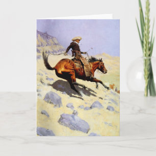 The Cowboyen av Remington, Vintage Cavalry Kort