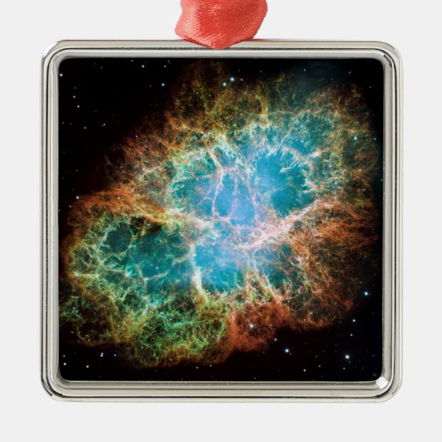 The Crab Nebula Julgransprydnad Metall (Framsidan)