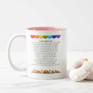 The Craft hoarders psalm - rolig present till hant Två-Tonad Mugg