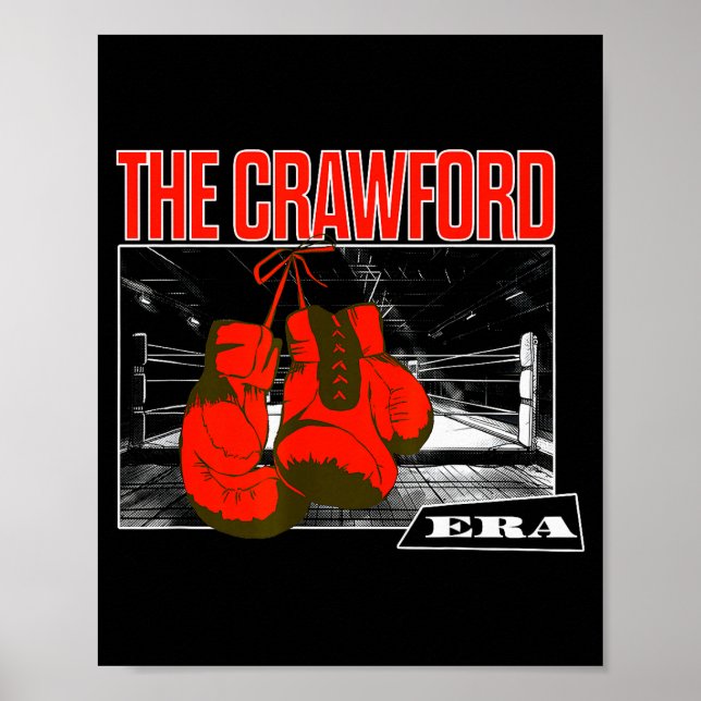 The Crawford Era Funny Boxing Trendy Men Women  Poster (Framsidan)
