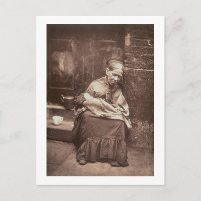 The Crawlers, from 'Street Life in London', 1877-7 Vykort (Framsida)
