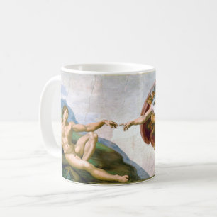 The Creation of Adam, Michelangelo, 1508-1512 Kaffemugg