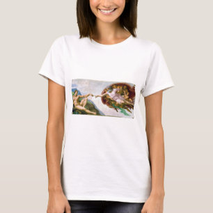 The Creation of Adam, Michelangelo, 1508-1512 T Shirt