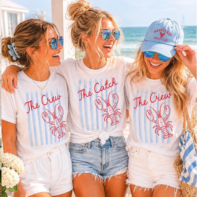 The Crew Coastal Lobster Systerbröllop  T Shirt (Skapare uppladdad)