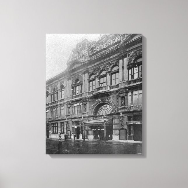 The Criterion Restaurant and Theater, 1902 Canvastryck (Framsida)