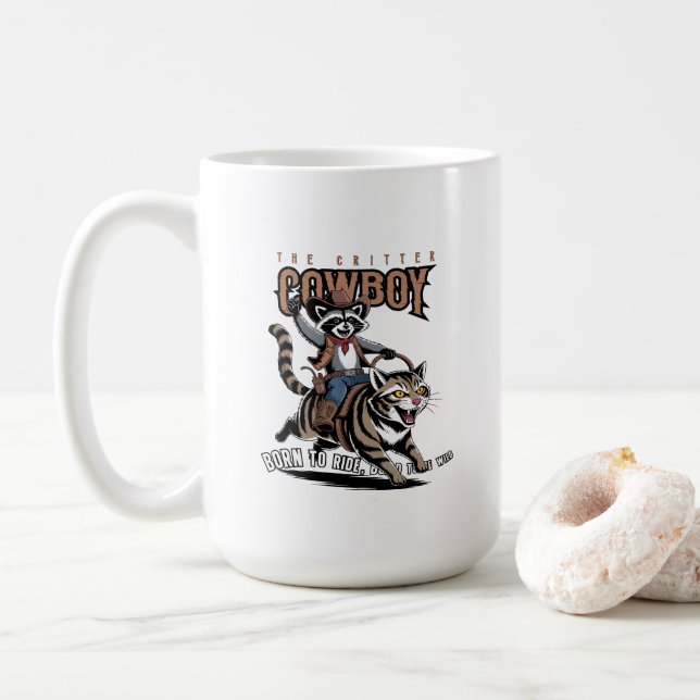 The critter cowboy | #15 Classic Mug Kaffemugg (Med munk)