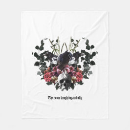 The Crow Laughing Awfully Fleecefilt