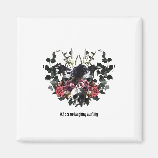 The Crow Laughing Awfully Magnet (Framsidan)