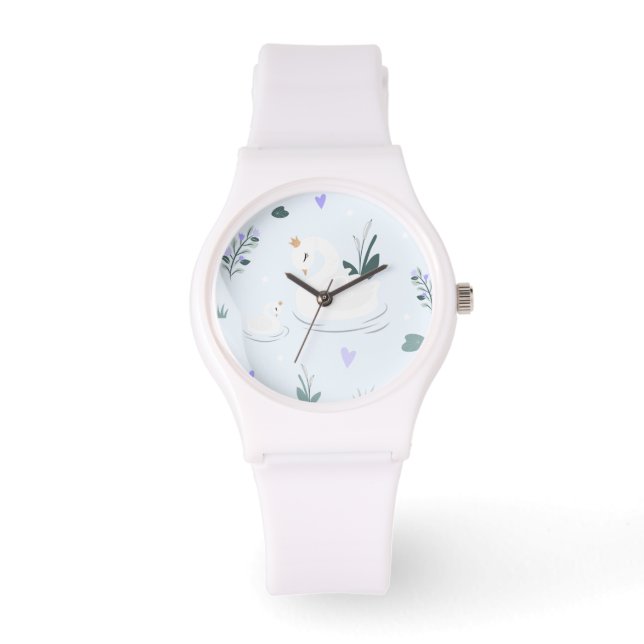 The Crowned Swan Armbandsur (Framsida)