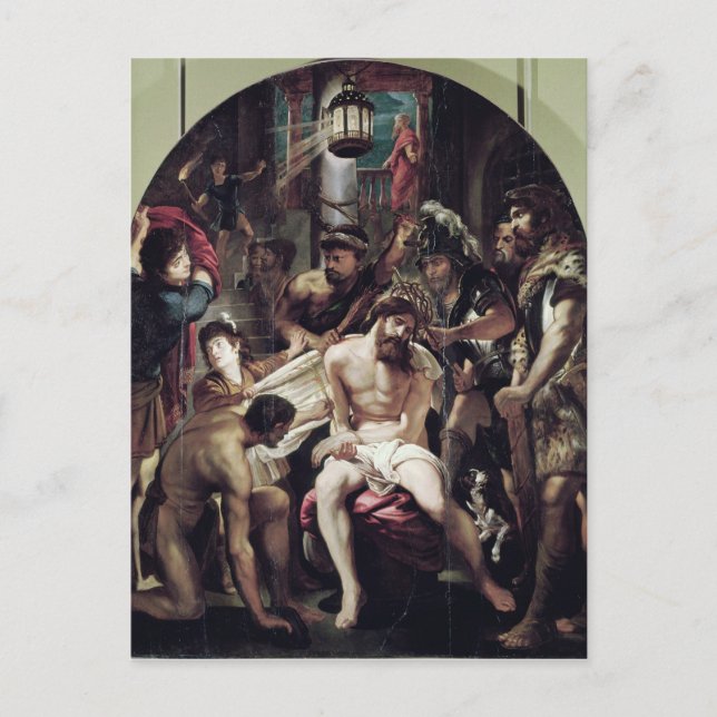 The Crowning with Thorns, 1602 Vykort (Framsida)
