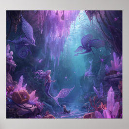 The Crystal Cave of the Mermaid Poster