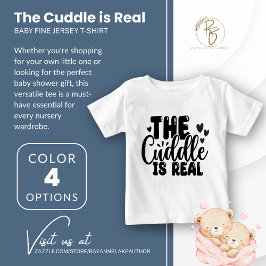 The Cuddle är verklig Baby Fin Jersey T-Shirt