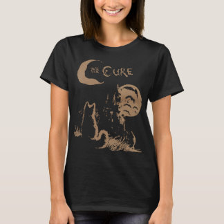 The Cure Cat Moon 90-tals Alt Indie Rock Band För T Shirt