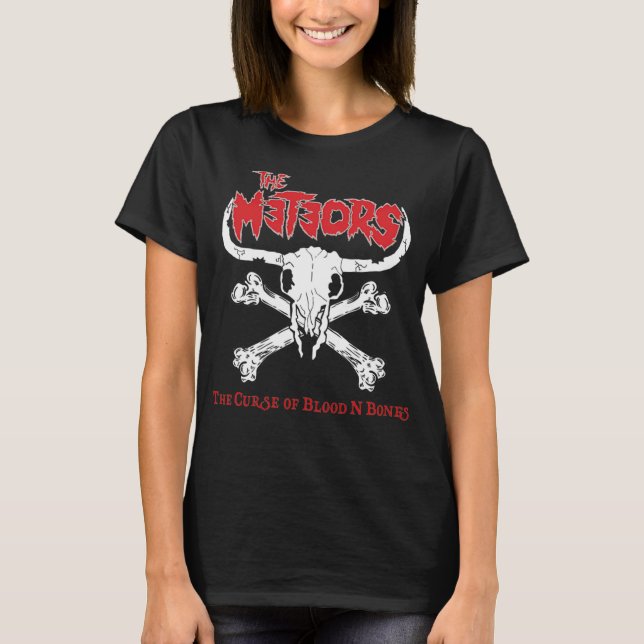 The Curse Of Blood N Bones T Shirt (Framsida)