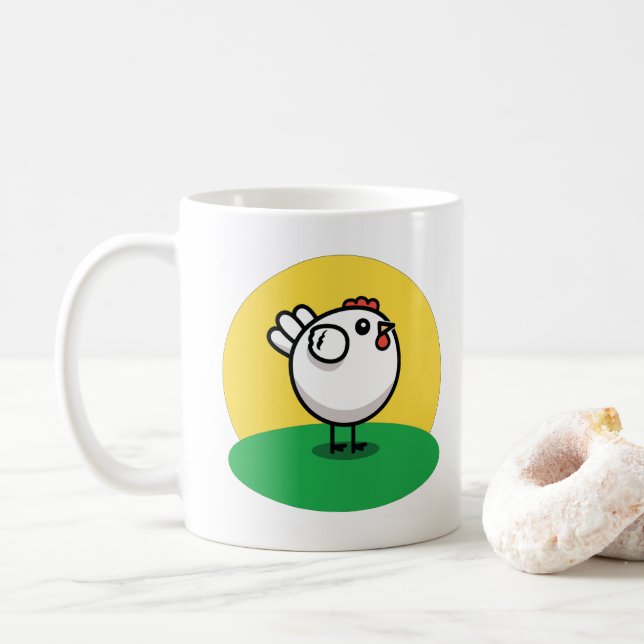 The Cute Chicken Kaffemugg (Med munk)