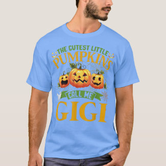 The Cutest Little Pumpkins Call Me Gigi Pumpkin Ha T Shirt
