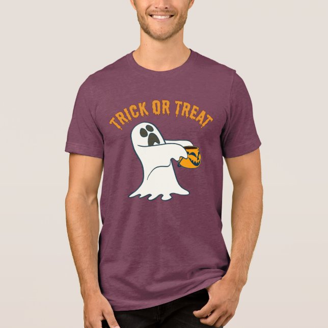 The Cutest Trick-or-Treat Ghost For Halloween T Shirt (Framsida)