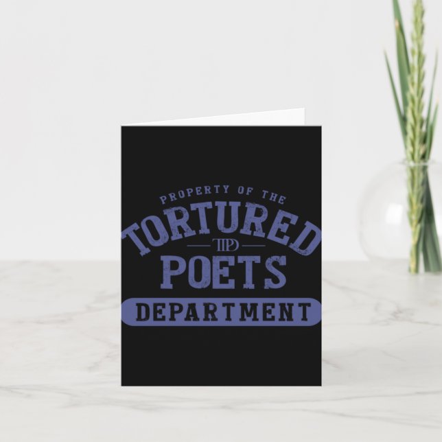 The D Poets Dept Design Kort (Framsida)