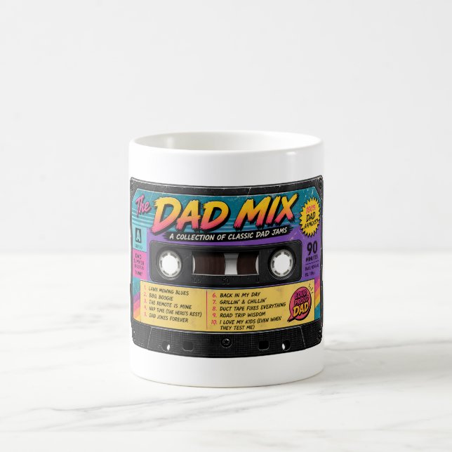 The Dad Mix Retro 80s Cassette Tape Kaffemugg (Center)
