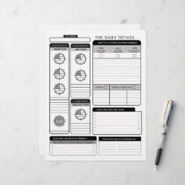 The Daily Details Kompletterande sida Dag planerin