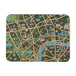 The Daily Telegraph Bild Karta of London Magnet