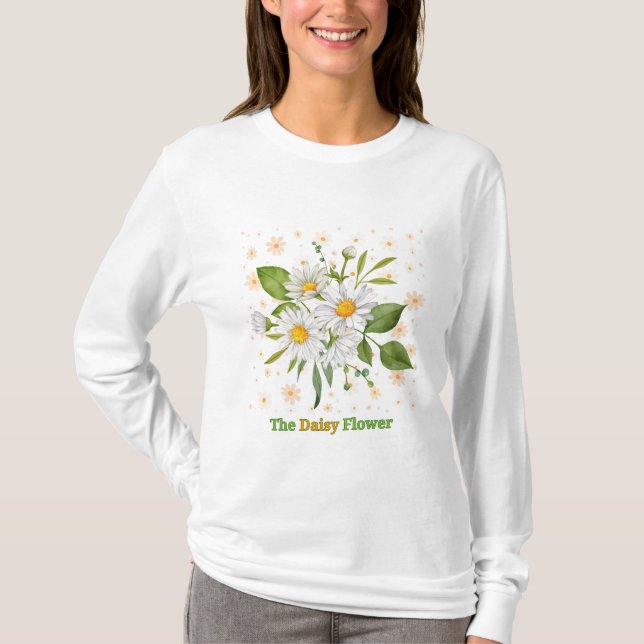 The daisy flower t shirt (Framsida)