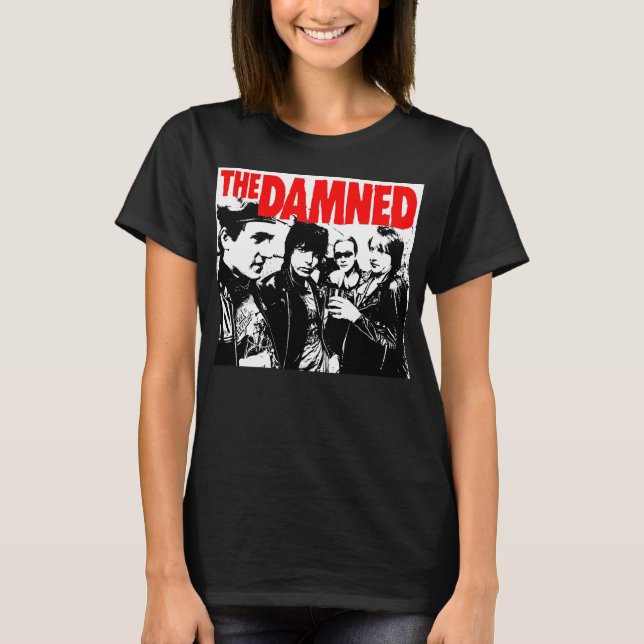 The Damned 1977 T Shirt (Framsida)